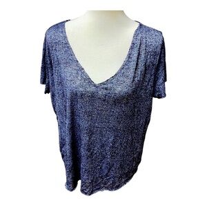 NWOT Project Social Sheer Blouse with Raw Edges